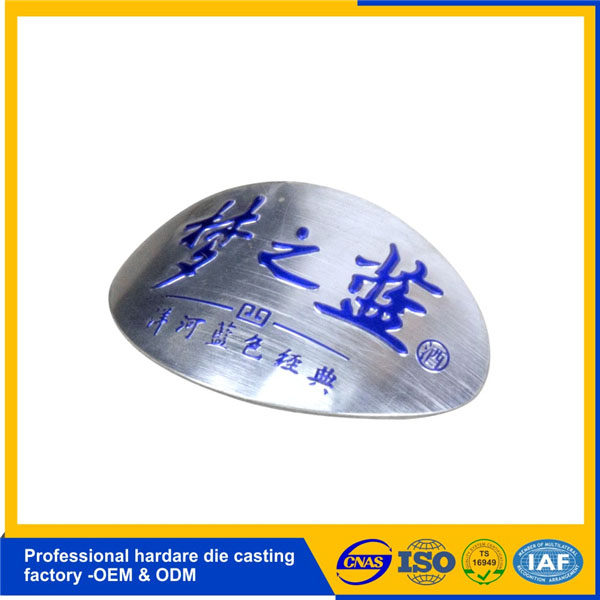 Mirror-Finish Aluminum 3D Embossed Wine Labels