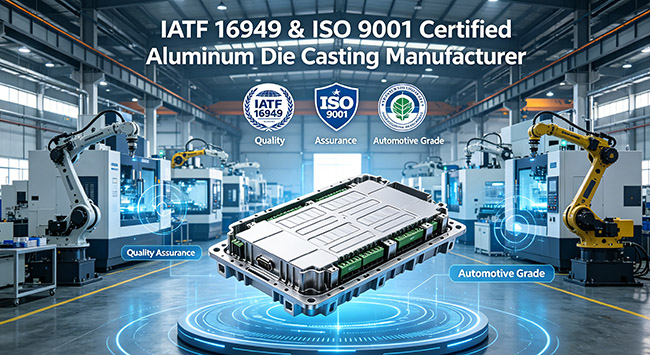 As a China-based IATF 16949 and ISO 9001 certified aluminum die casting manufacturer, we deliver high-quality automotive and industrial castings with strict quality control, competitive pricing, and reliable lead times.